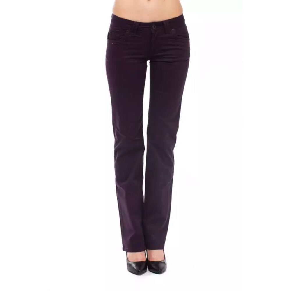 Ungaro Fever Purple Cotton Women Women's Jeans